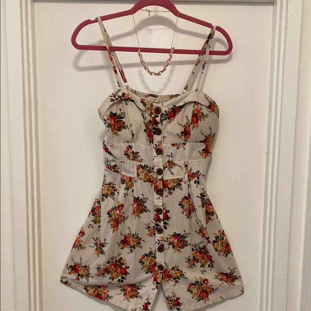 Dress Floral Button-Down Sundress